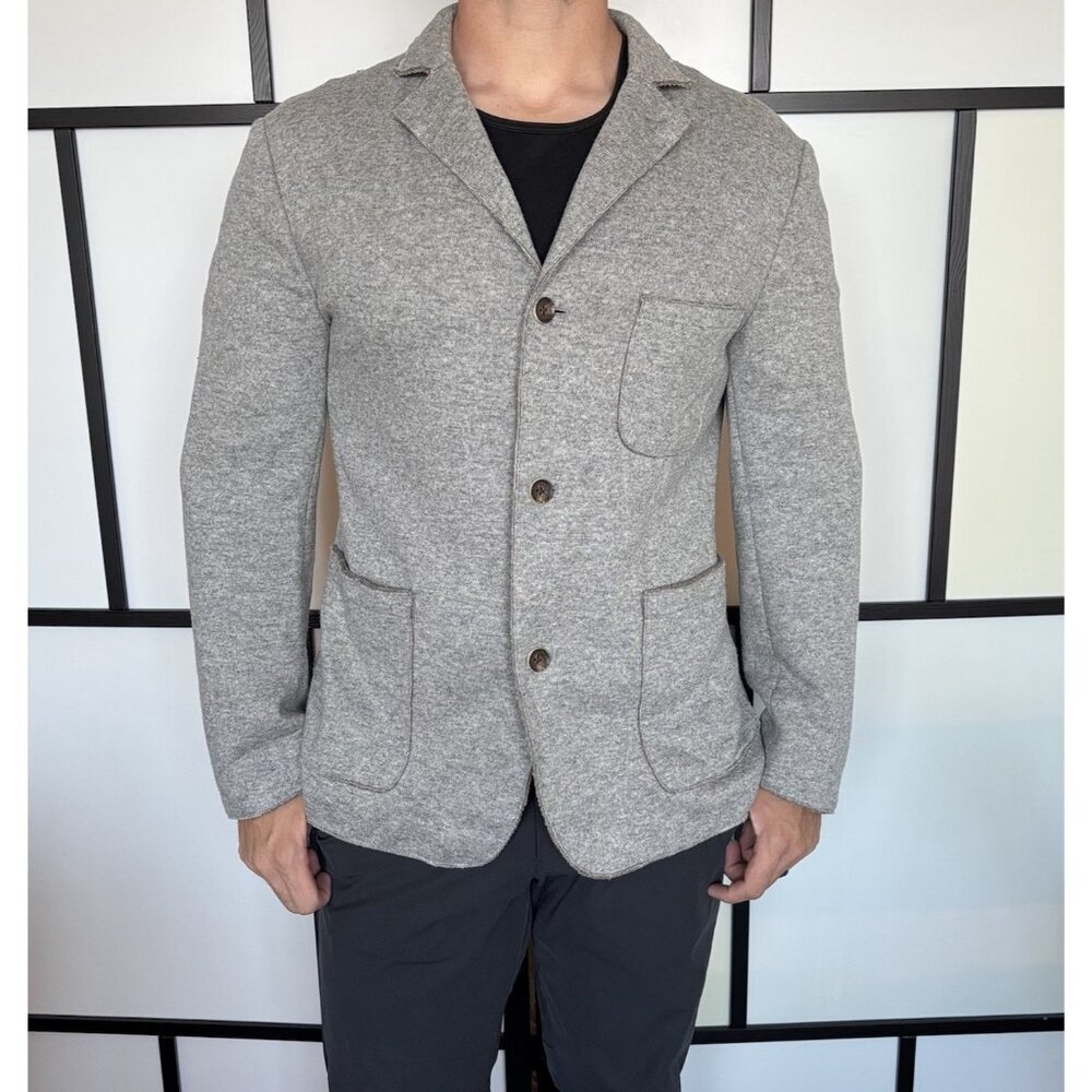 Patrick James Men's Wool Blend‎ Sport Coat Unstructured Blazer 42R Quiet Luxury